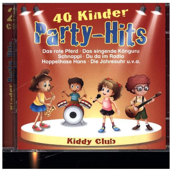40 Kinder Party-hits, Hörbücher von Kiddy Club