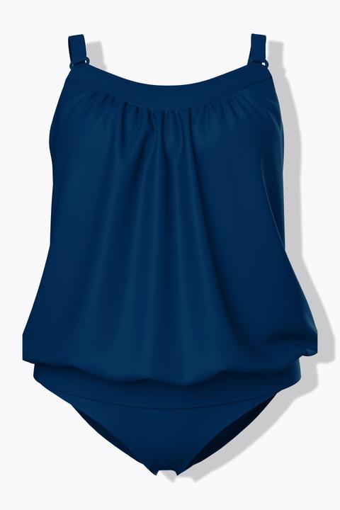 Produktbild Ulla Popken Tankini, Softcups, Elastiksaum, Träger verstellbar (42, 44)