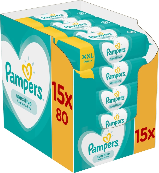 Actual product image Pampers Sensitive (1200 Piece)