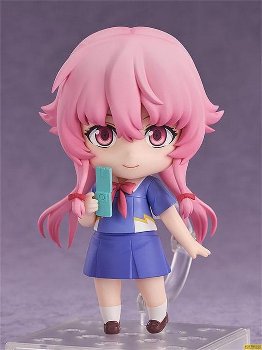 Actual product image Good Smile Company Mirai Nikki Nendoroid Action Figure Yuno Gasai 10 cm