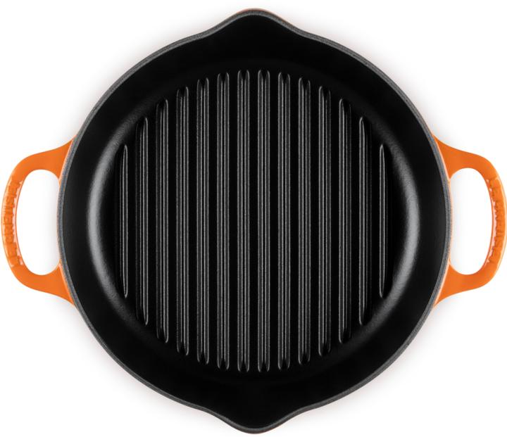 Image du produit Le Creuset Poêle à griller Signature Ø 26cm, ronde (25 cm, Poêle à grillades, Fonte, Émail)