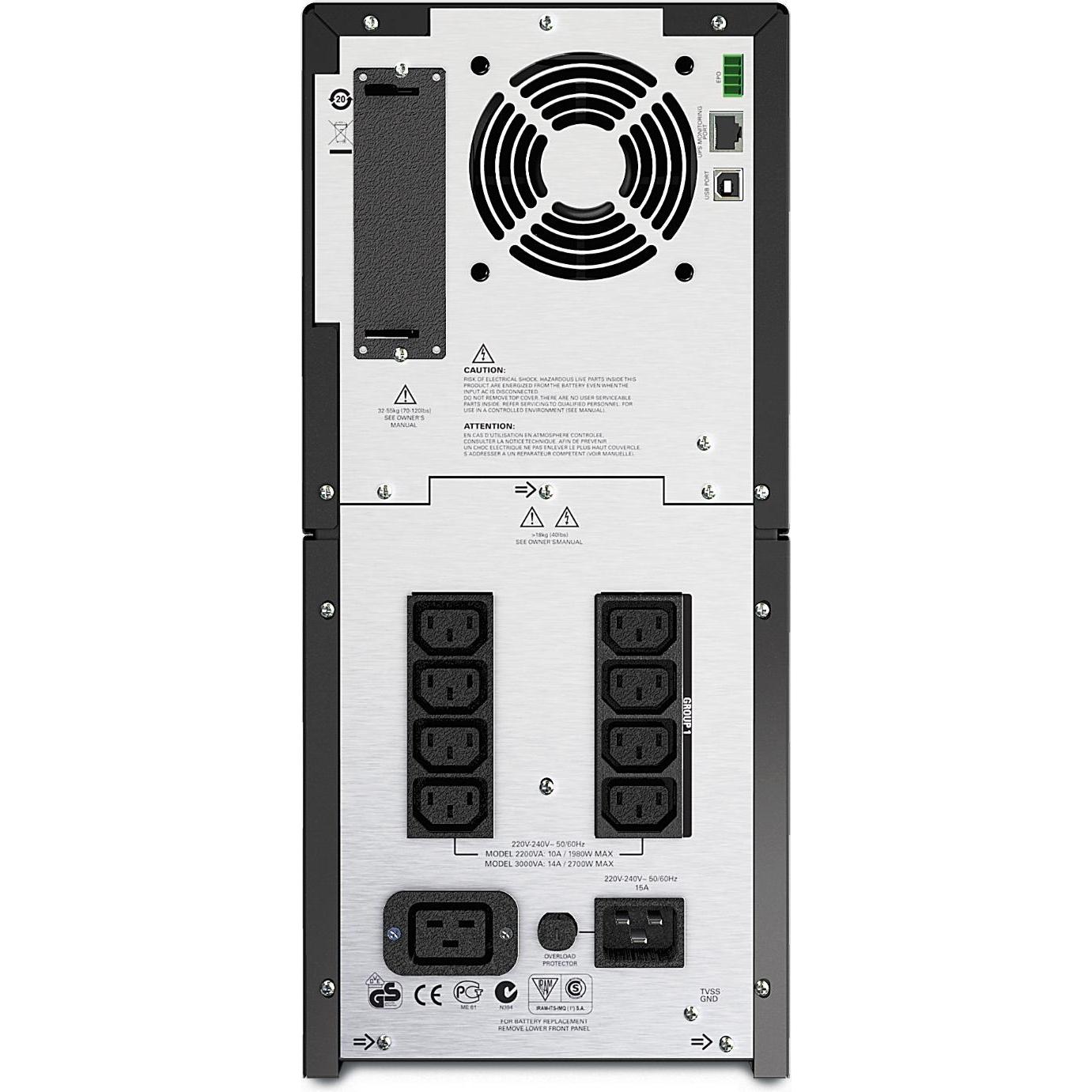 Thumbnail - APC Smt2200i (2200 VA, 1980 W, Line-Interaktiv USV), USV