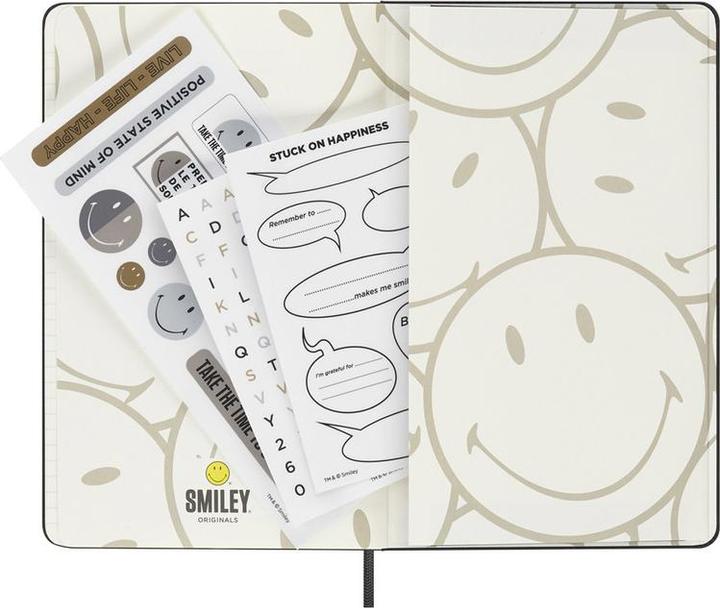 Produktbild Moleskine Smiley (21 x 13 cm, Liniert, Harter Einband)
