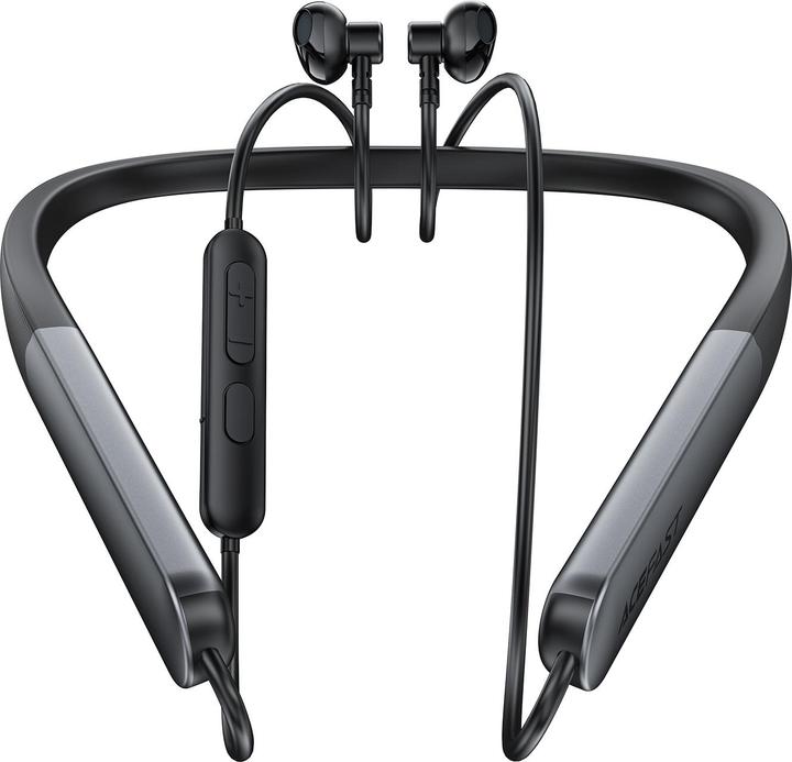 Actual product image Acefast N1 in-ear wireless headphones + USB-A USB-C cable - black (ANC, Wireless)