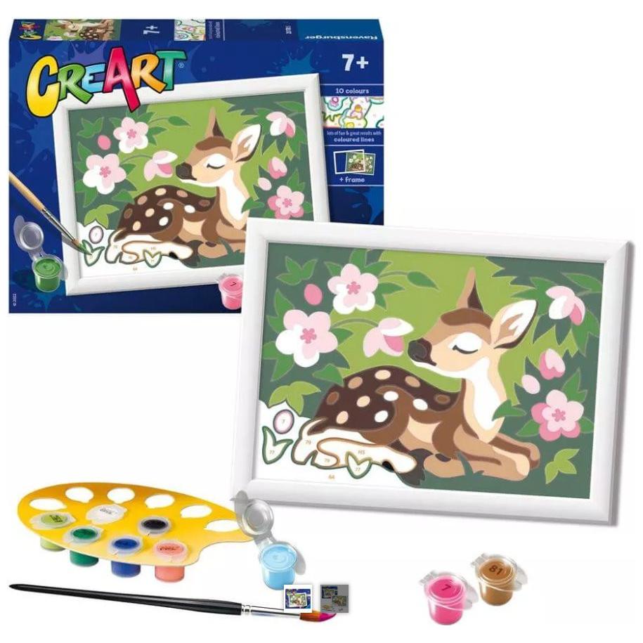 Thumbnail - Ravensburger CreArt Floral Fawn