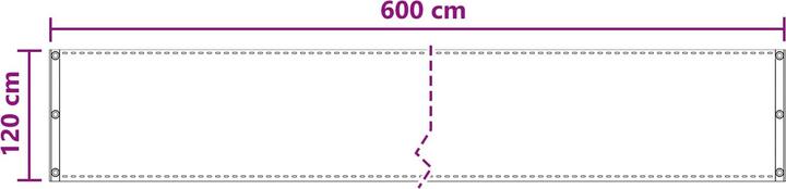 Produktbild vidaXL Balkonsichtschutz (600 cm)