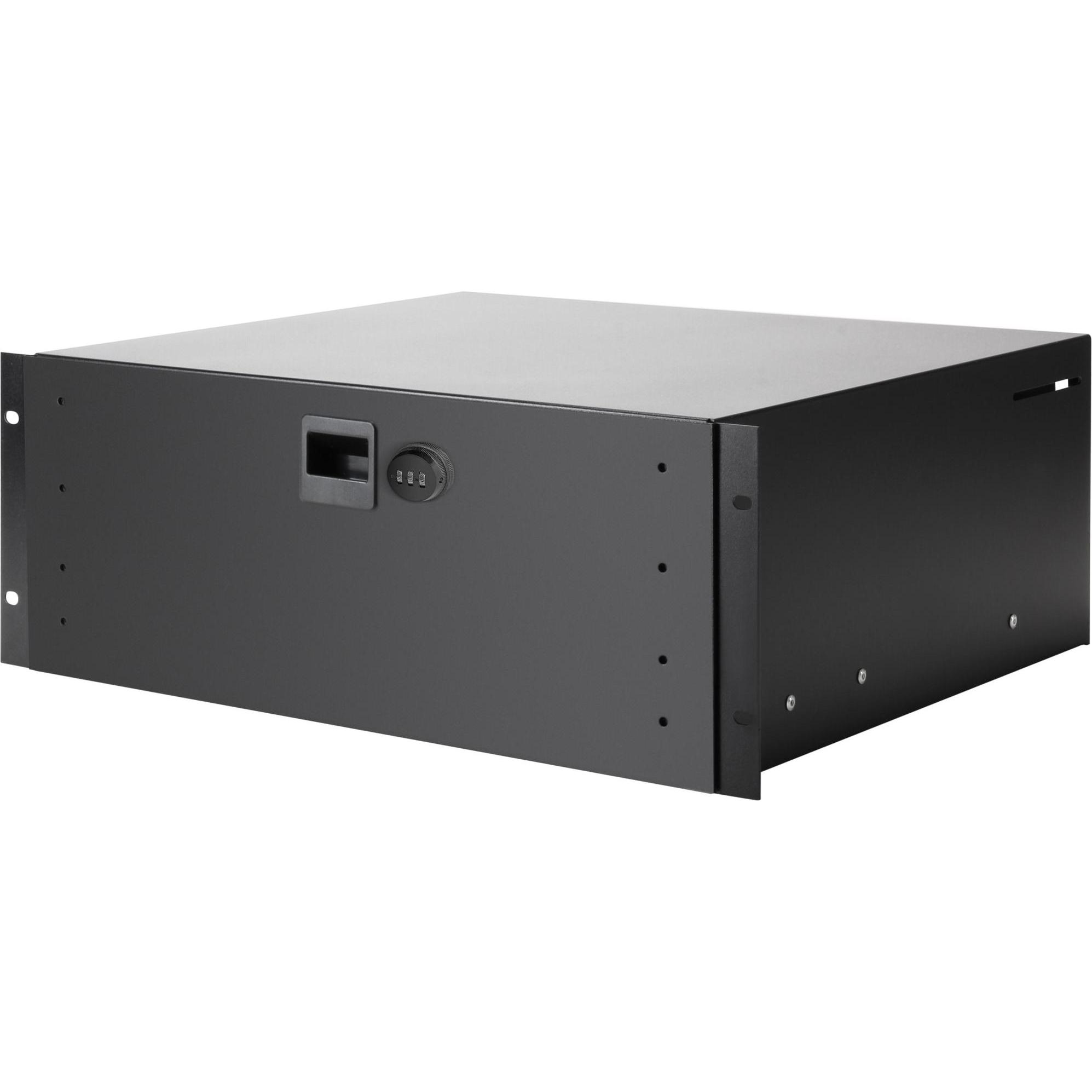Adam Hall Cassetto a cremagliera (Accessori), Bauletti + Case audio, Nero