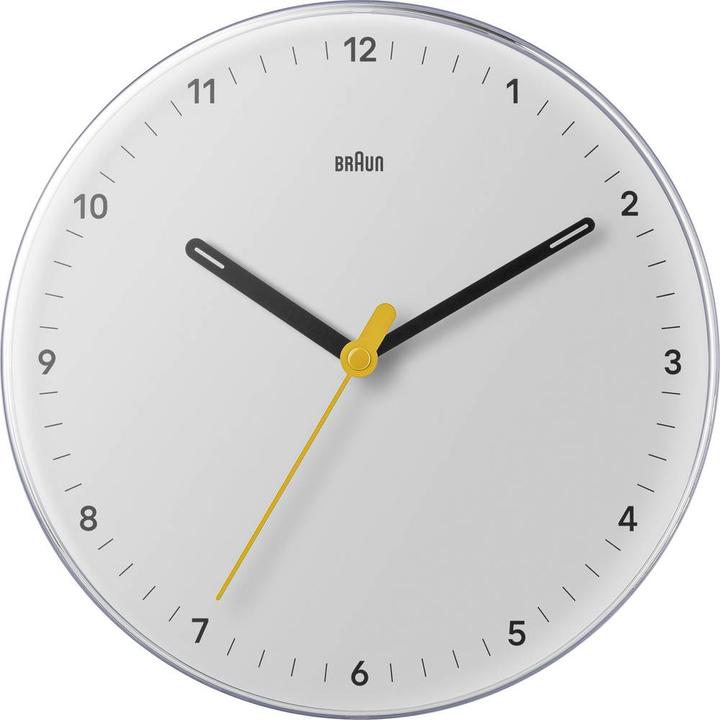Produktbild Braun BC 26 W weiss Quarzwanduhr (23 cm)