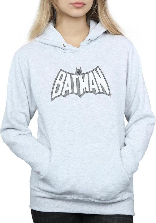 Produktbild Batman Retro Crackle Logo Kapuzenpullover (L)