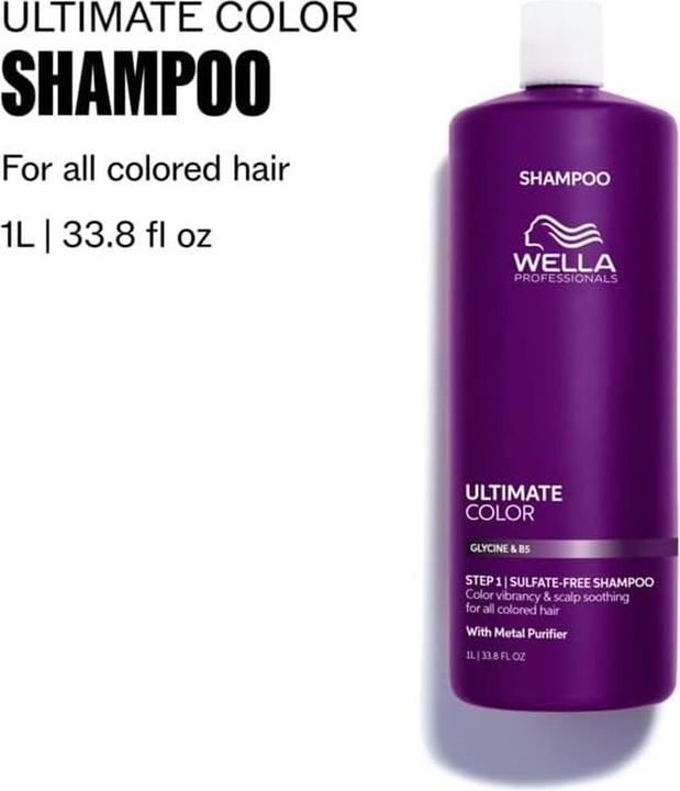 Produktbild Wella Professionals Ultimate Color Shampoo (Flüssiges Shampoo, 1000 ml)