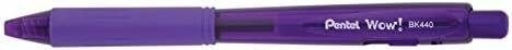 Actual product image Pentel Retractable biros WOW BK440, violet (Violet, 1x)