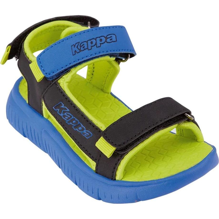 Kappa, Jungen, Sandalen, Kana MF Sandalen Blue-Green-Black 260886MFK 6011 33, Grün, Blau, Schwarz, (33)