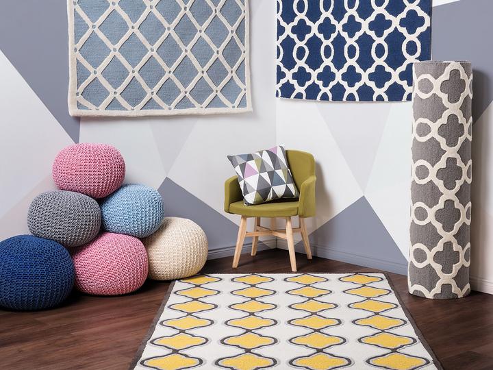 Actual product image Beliani Dark-haired wool 80 x 150 cm gray ZILĖ (80 x 150 cm)