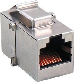 Produktbild EFB Elektronik Keystone Einbauadapter RJ45 STP, Cat.5e, Edelstahlgehäuse