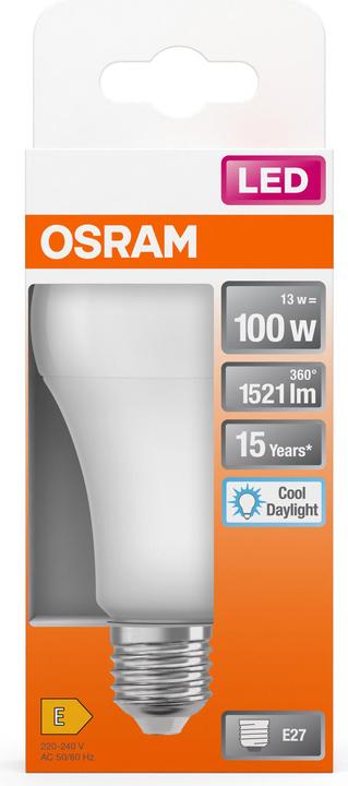 Immagine prodotto Osram Stella classica A (E27, 13 W, 1521 lm, 1 x, F)