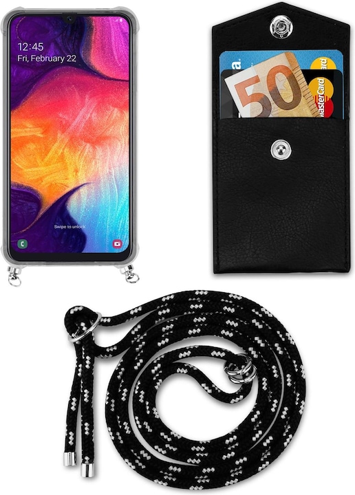 Produktbild Cadorabo TPU Handy Kette SILBER Cover