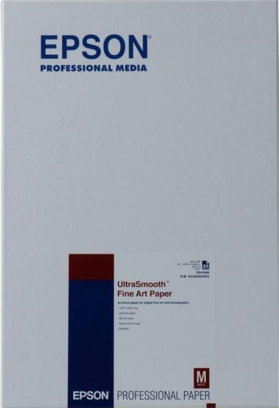 Image du produit Epson Papier Ultrasmooth Fine Art A3+ (325 g/m², A3+, 25 pcs)