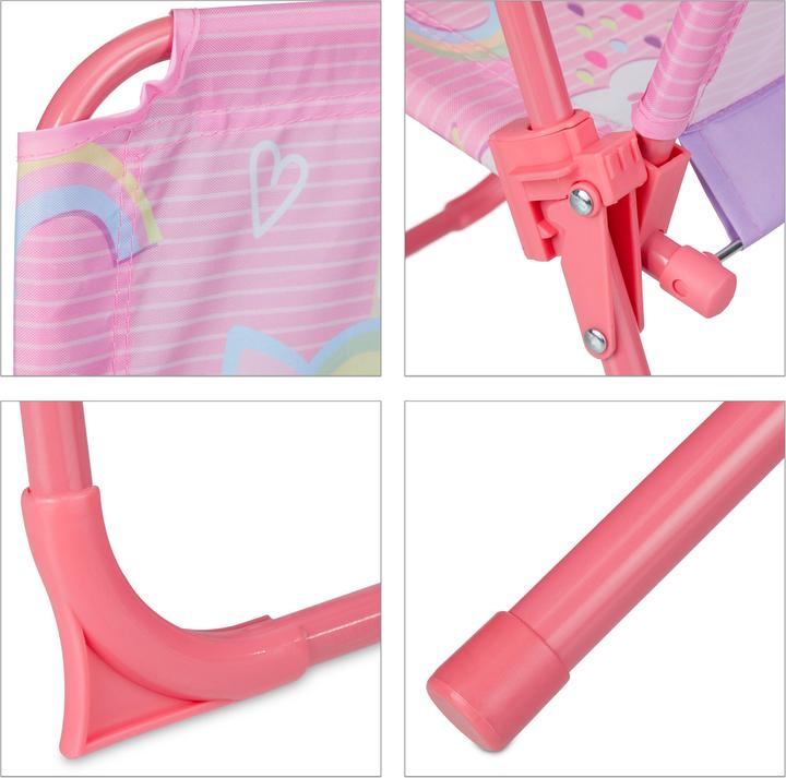 Image du produit Relaxdays Ensemble de meubles pour enfants, chaises pliantes et table