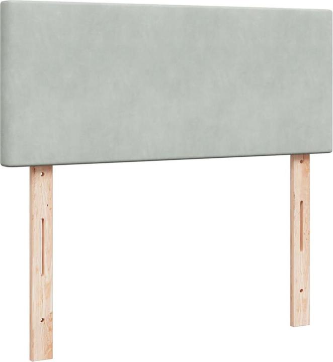 Produktbild VidaXL Bo x springbett mit Matratze 120 x 200 cm Samt (120 x 200 cm)