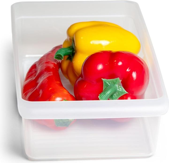 Novaliv Kühlschrank Organizer 30,5 x 7,5 x 16 cm BPA-frei Ordnung Made in Germany Kühlschrankorganis