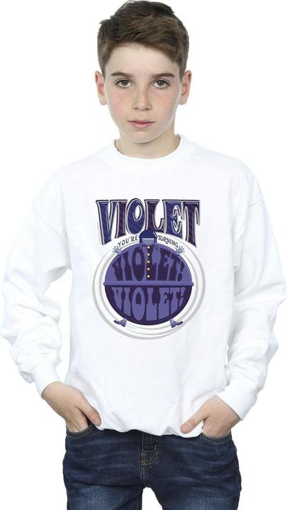 Produktbild Willy Wonka & the Chocolate Factory Violet Turning Violet Sweatshirt Jungen (140, 146)