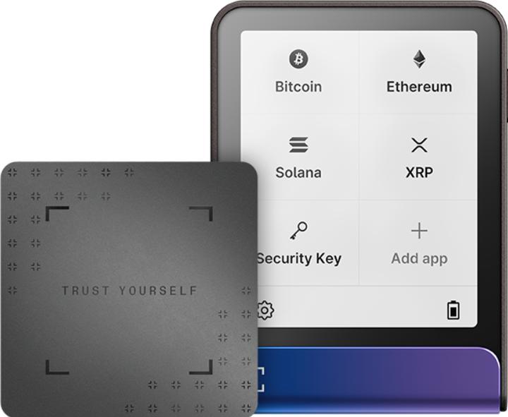 Ledger Flex - Neptune Blue inkl. Recovery Key (Bitcoin, Ethereum Classic)