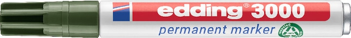 Actual product image Edding Permanent Marker 3000 (Olive green, 1.50 mm, 1 x)