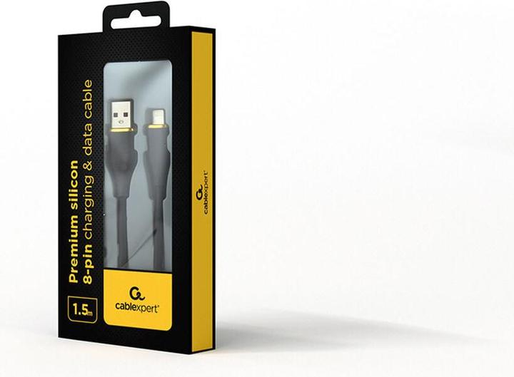 Immagine prodotto Gembird CAVO LIGHTNING A USB2 1,5M/CC-USB2S-AM8PM-1,5M-BK (1.50 m, USB 2.0)