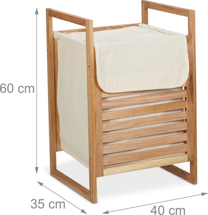 Actual product image Relaxdays Laundry basket (50 l)