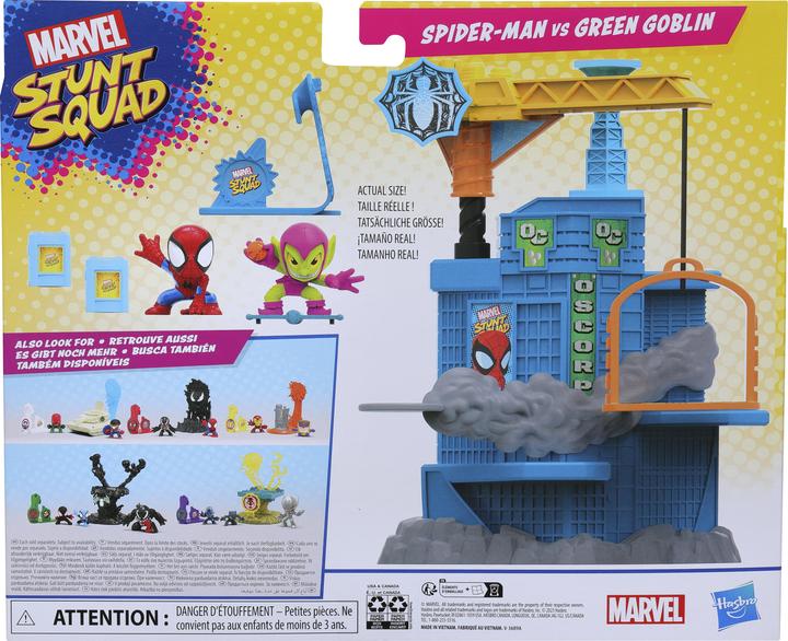 Produktbild Hasbro F70625X0 Spiderman STUNT SQUAD Mini Playset