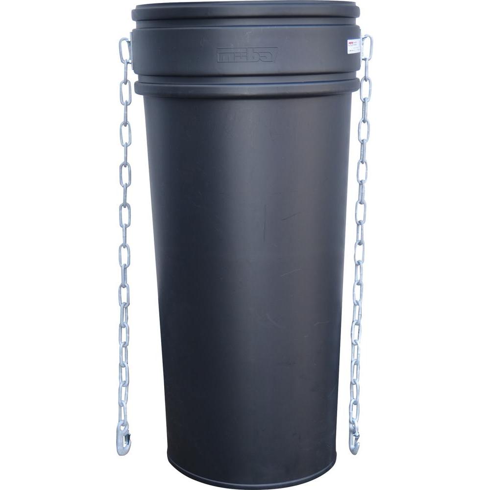 müba, Lagerbehälter, Schuttrohr 9,5 kg Oberer-Ø=528 mm 412 mm 110 cm