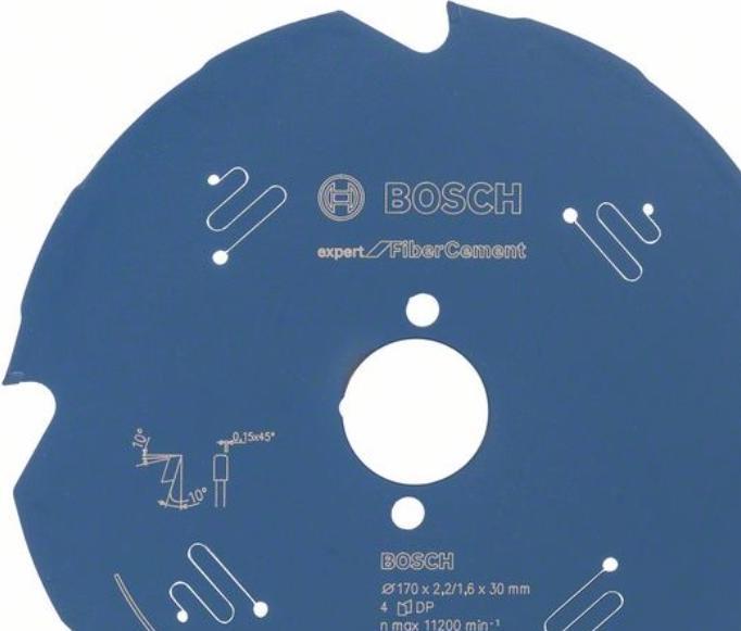 Produktbild Bosch Professional Zubehör Kreissägeblatt Expert for Fibre Cement, 170 x 30 x 2,2 mm, 4