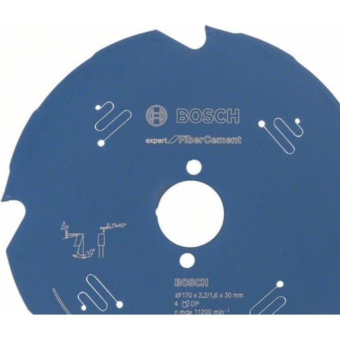Thumbnail - Bosch Professional Zubehör, Sägeblatt, Kreissägeblatt Expert for Fibre Cement, 170 x 30 x 2,2 mm, 4