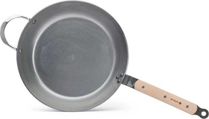 Produktbild de Buyer Runde Bratpfanne B Bois 32cm (32 cm, Bratpfanne, Edelstahl)