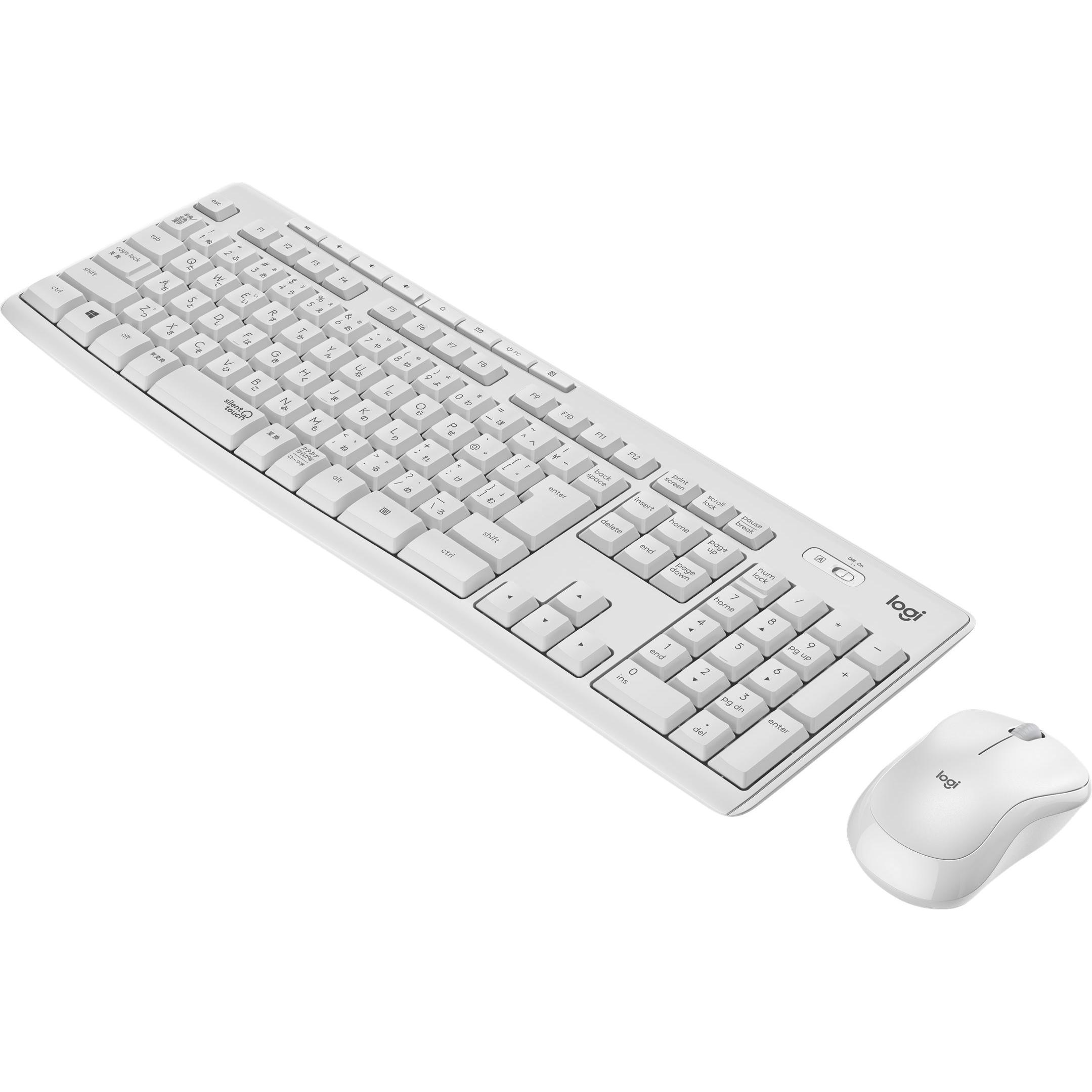 Logitech Bianco Mk295 (Fr, Senza Fili), Tastiera,