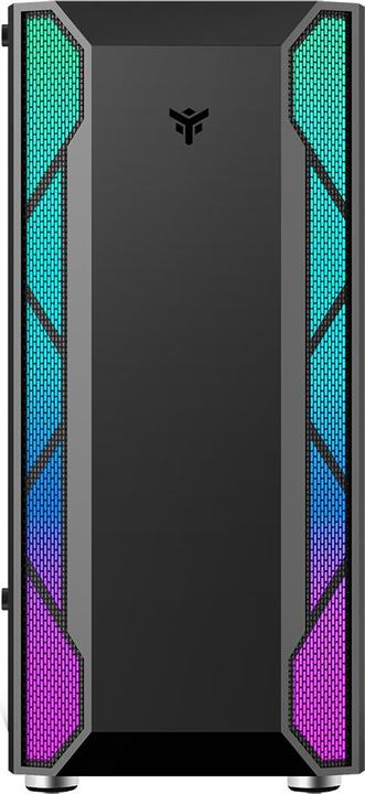 Image du produit Itek Boitier Moyen Tour ATX compatible Vertibra X210 RGB avec panneau vitré (Noir) (ATX, mATX, Mini-ITX)