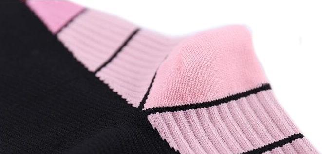 Actual product image JTI Knee-high compression socks for running and fitness - Pink L/XL (L, XL)