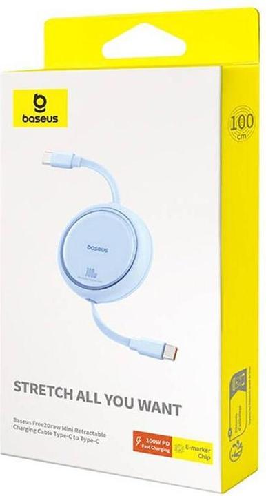 Actual product image Baseus Free2Draw Series USB-C to USB-C (1 m, USB 3.2 Gen 2, 100 W)