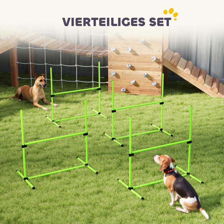 Immagine prodotto PawHut Agility Set Hunde Kunststoff Grün (Destrezza)