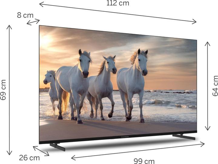 Produktbild Thomson 50UA5S13 TV 127 cm (50') 4K Ultra HD Smart TV Wi-Fi Schwarz (50", LED, 4K)