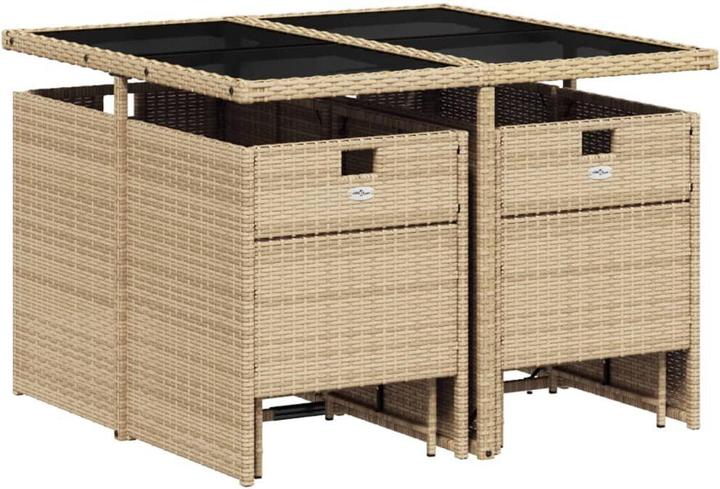 Produktbild vidaXL Garten Essgruppe (110 x 106 x 73 cm)
