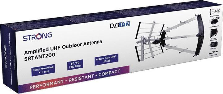 Actual product image Strong SRTANT200 Outdoor Antenna UHF 18-20dB (Parabolic antenna, 18 dB, DVB-T / -T2)