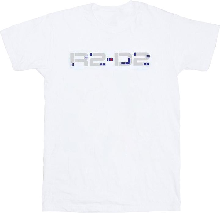 Actual product image Star Wars Mens The Rise Of Skywalker R2-D2 Text Logo T-Shirt (XL)