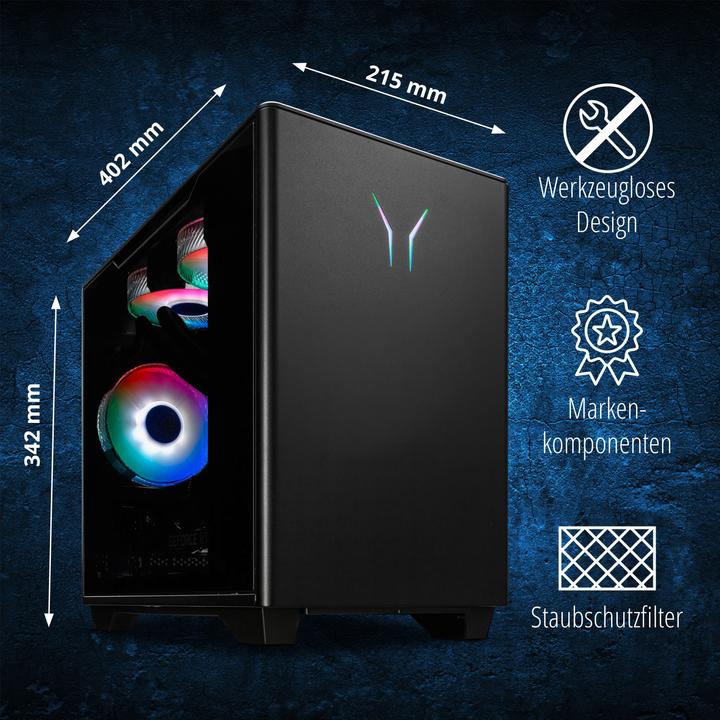 Actual product image Erazer Bandit P20 MD34750 (Intel Core i7-14700F, 16 GB, 1000 GB, GeForce RTX 4060)