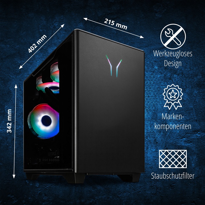 Produktbild Erazer Bandit P20 MD34750 (Intel Core i7-14700F, 16 GB, 1000 GB, GeForce RTX 4060)