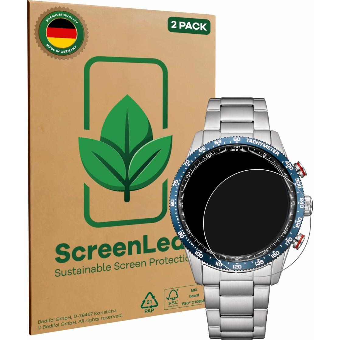 ScreenLeaf Pellicola protettiva, Proteggi Schermo Sostenibili, Clear, Antigraffio, Pellicola protettiva per smartwatch