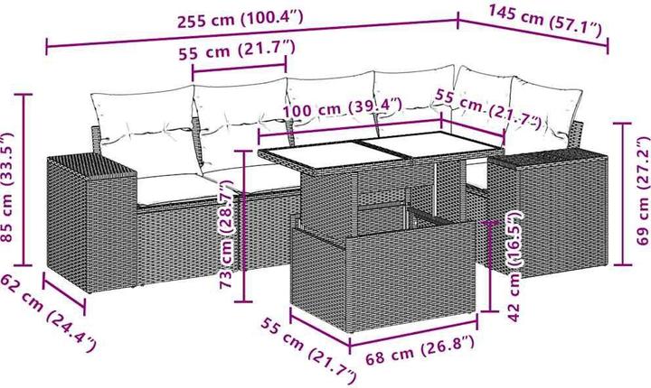 Produktbild vidaXL Harper