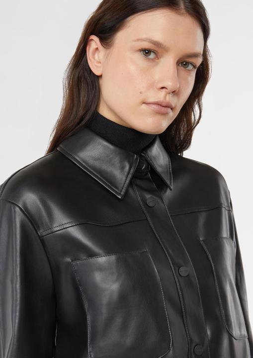 Produktbild Comma Indoor-Jacke Overshirt aus Kunstleder (36)