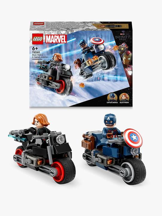 Produktbild LEGO Black Widows & Captain Americas Motorräder (76260, LEGO Marvel)