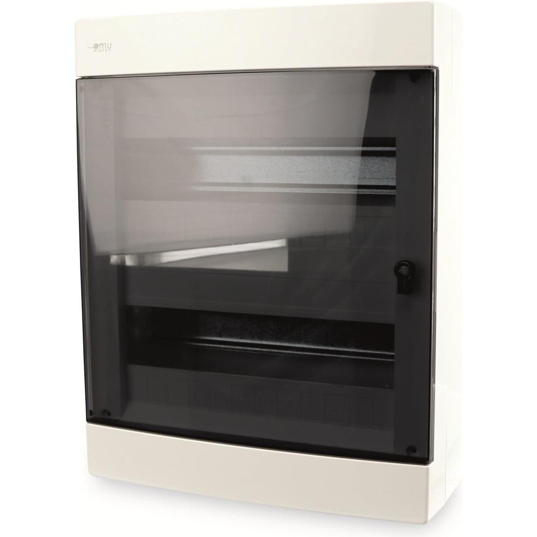 Eneroid, Verteilerschrank, Kleinverteiler MLF24 PD, AP, 24 TE, 2 Reihig, IP 40